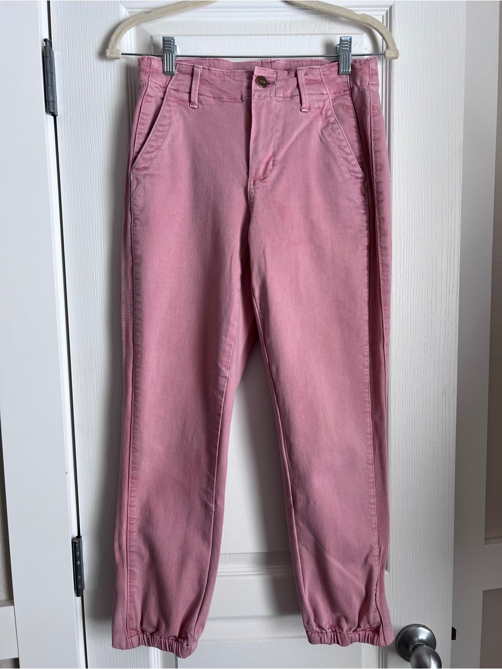 PAIGE Mayslie Utility Jogger Pants in Dusty Rose Pink - Size 25 (XS)